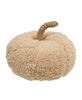 Picture of Ivory Sherpa Pumpkin w/Jute Stem, Large