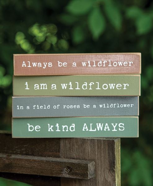 Picture of Be Kind Always Mini Stick, 4/Set