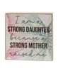 Picture of Strong Mother Butterfly Square Block, 2/Set