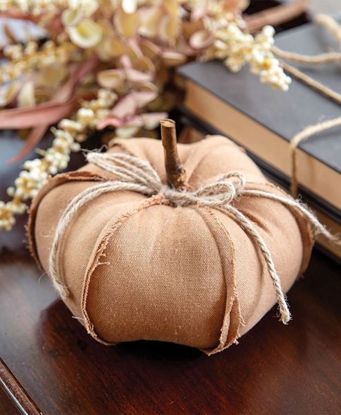 Picture of Stuffed Autumn Pumpkin w/Seams, 6.5"