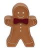 Picture of Extra Chunky Wooden Bow Tie Gingerbread Sitter