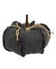 Picture of Dark Gray Chevron Pumpkin, Medium