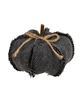 Picture of Dark Gray Chevron Pumpkin, Small