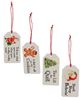 Picture of Don't Stop Believin Santa Gift Tags, 4/Set