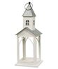 Picture of White Metal Church Pillar Lantern