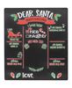 Picture of Dear Santa Metal Chalkboard Sign