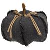 Picture of Dark Gray Chevron Pumpkin, Large