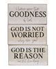 Picture of Goodness of God Block Sign, 3/Set