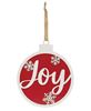 Picture of Glittered Joy & Snowflakes Christmas Bulb Sign