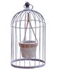 Picture of Wire Bird Cage with Jute and Cement Plant Holder, Large