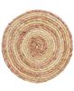 Picture of Woven Natural and Rose Seagrass Table Mat, 10"