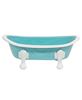 Picture of Teal Iron Bathtub Soap Dish