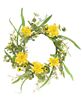 Picture of Sunny Chrysanthemum & Daisy Candle Ring, 6.5"