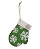 Picture of Snowflake Mitten Ornament w/Jute Hanger, 3/Set