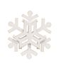 Picture of Glittered Layered Wooden Snowflake Hanger, 2/Set