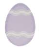 Picture of Glittered Lavender Easter Egg Planter Stake Topper