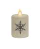 Picture of Glitter Snowflake Timer Pillar, 2"x 3"