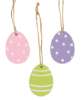 Picture of Wooden Easter Egg Ornaments, 6/Set