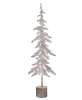 Picture of White Washed Metal Christmas Tree w/Birch Wrapped Base - 24"H