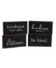 Picture of Kindness Sentiment Distressed Wooden Block, 4/Set