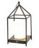 Picture of Black Metal Open Air Tri-Function LED Lantern, 16"