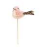 Picture of Pastel Sisal Bird with Twiggy Tail Pick, 3/Set