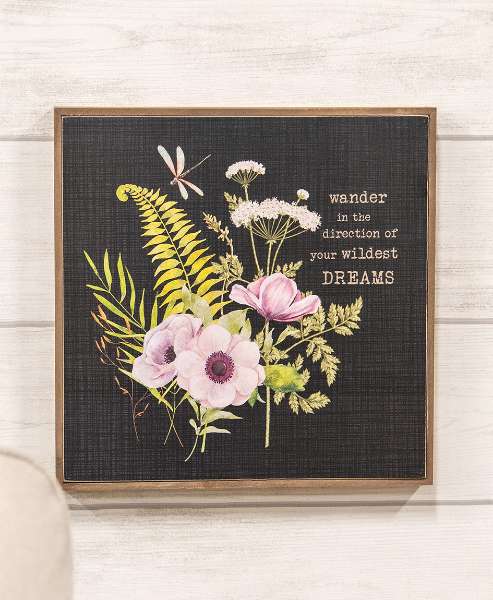 Picture of Wander Floral Box Sign