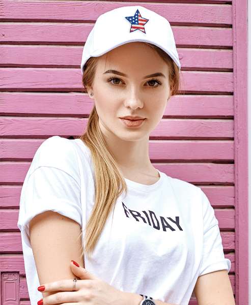 Picture of USA Flag Star Baseball Cap